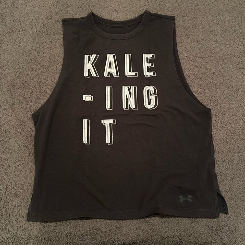 🥬 KALE-ING IT Muscle Tank! 🩶💪🏼